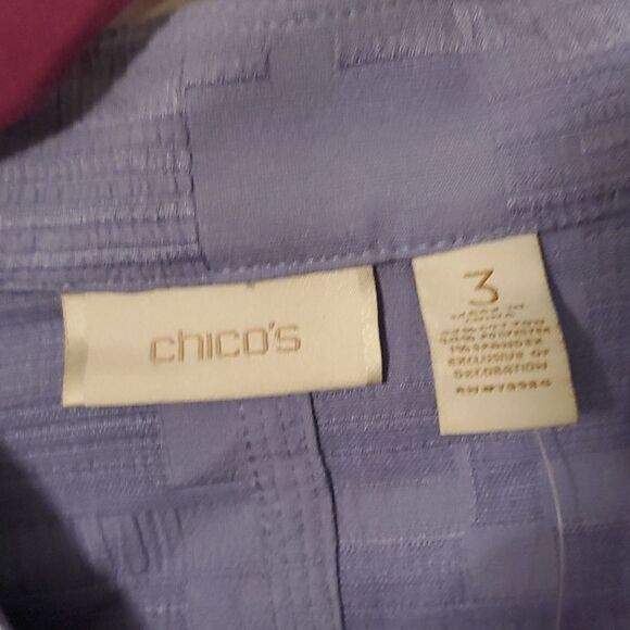 Chico’s Jacquard  blazer  new 3 - Picture 2 of 7